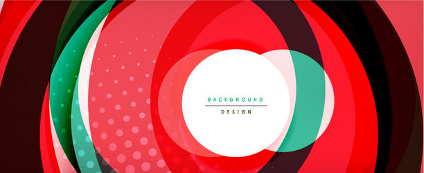 Dynamic Circle Abstract Background vector image
