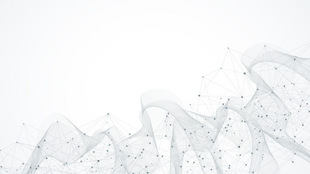 global network connection concept big data vector image