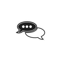 message icon eps 10 vector image