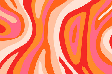 Psychedelic Retro Pattern Background vector