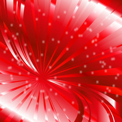 Abstract star dots rays red background vector