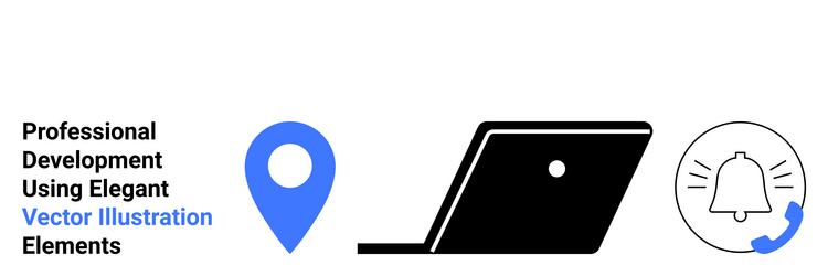 professional growth concepts using location pin vector image