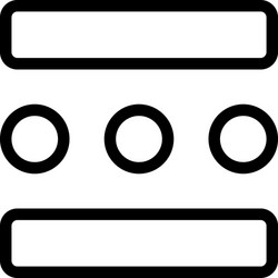 cross section view mechanical part drawing vector image