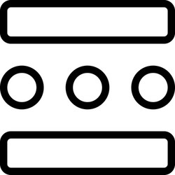 cross section view mechanical part drawing vector