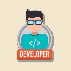 development and software design vector image