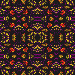 abstract seamless colorful pattern exotic shapes vector image