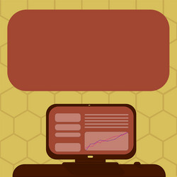 design business concept empty copy space modern vector image