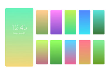 soft color background design on screen gradient vector