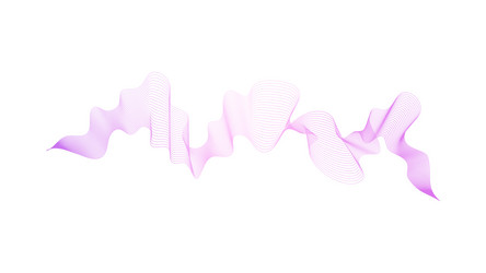 abstract backdrop with wave gradient lines vector image