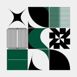 brutalism design abstract pattern vector image