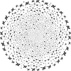 road pointer cycle sphere vector image