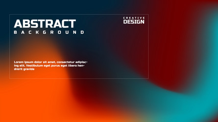 Abstract colorful gradient fluid background Vector Image
