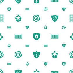 crate icons pattern seamless white background vector