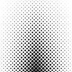 Monochrome square pattern background vector