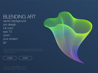 futuristic user interface ui technology vector image