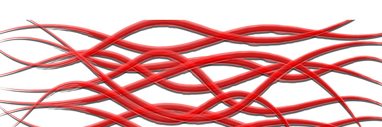 abstract background wavy intertwining lines vector image