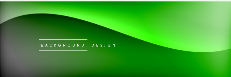 flowing waves with 3d shadow effects and fluid vector image