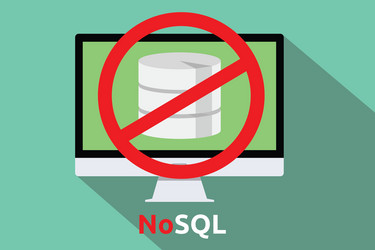 nosql database new concept vector image