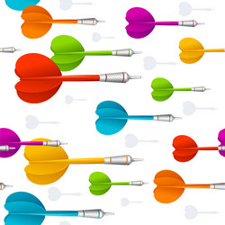 Dart Pattern Background vector image