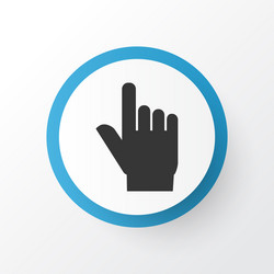 Hand cursor icon symbol premium quality isolated vector