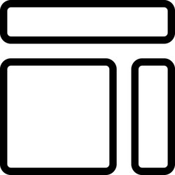 Different length bar shape material layout vector