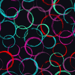 grunge texture circle seamless pattern vector