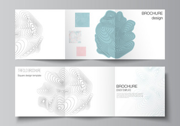 minimal editable layout square vector image
