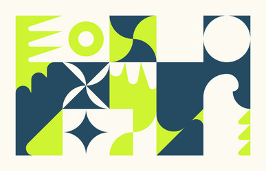 neon abstract pattern design vector image