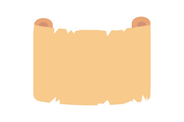 old paper scroll retro vector image