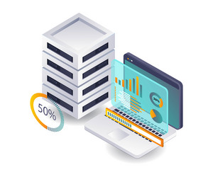 optimizing data processing performance in server vector image