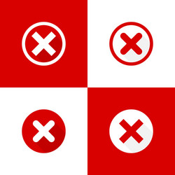 set of buttons vector image