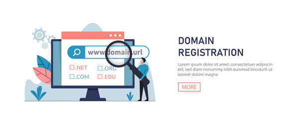 Website Domain Registration - Secure Your Online I vector image