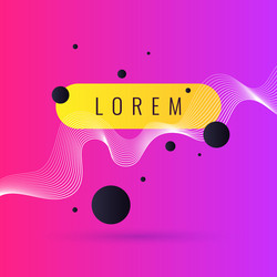 bright abstract background with a dynamic waves vector image