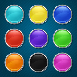 Modern Rounded App Icons - Patterned vector