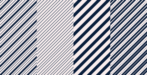 set diagonal lines patterns design free vector image