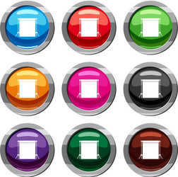 studio backdrop set 9 collection vector image