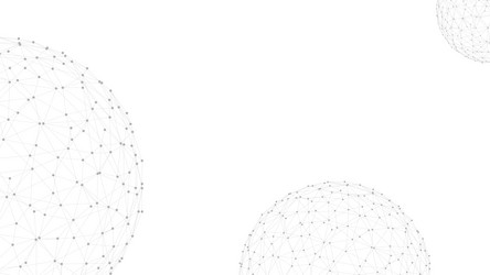 technology abstract background dots connected vector image