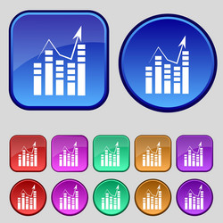 text file icon add document with chart sign vector image