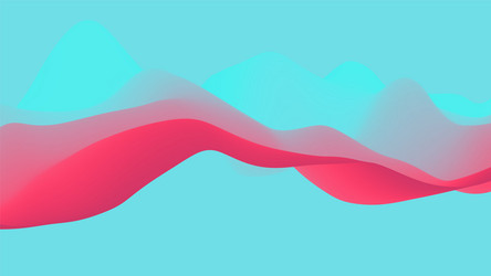 Abstract wavy background with modern gradient vector