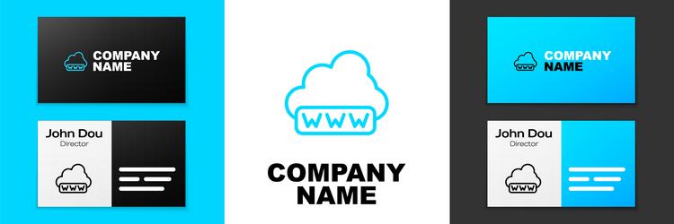 blue line software web development programming vector image