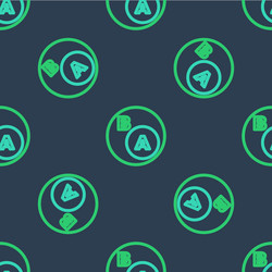 line subsets mathematics a is subset b icon vector image