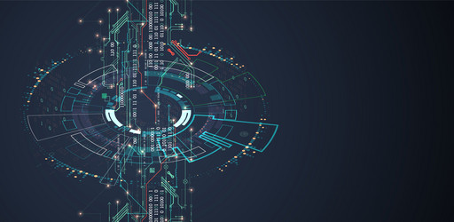 abstract background on technological vector image
