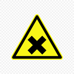 High pressure warning icon Royalty Free Vector Image
