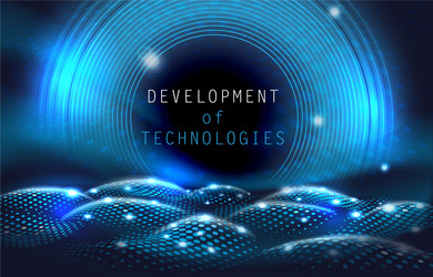 Abstract Technology Background vector image