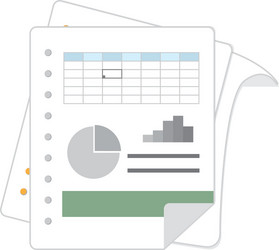 spreadsheet file document vector