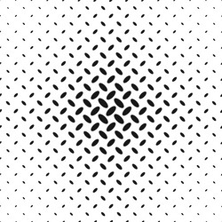 monochrome halftone ellipse pattern background vector