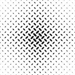 monochrome halftone ellipse pattern background vector