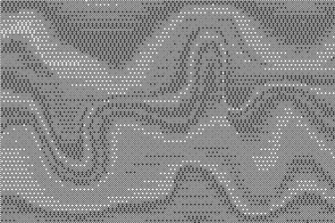 wavy bitmap pattern background with pixel vector image