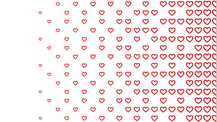Heart Halftone Pattern Background vector image