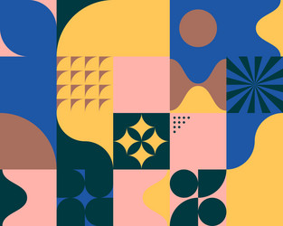 abstract pattern design elements vector image